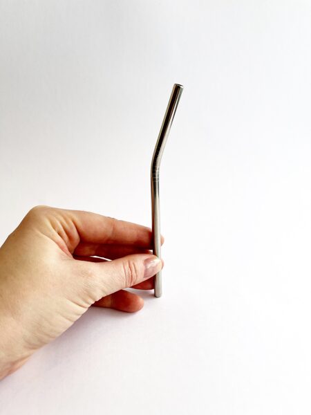 15cm metāla salmiņš