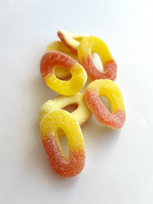Peach rings without lactose and gluten 50g