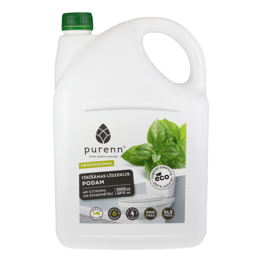 Pot cleaner with mint
