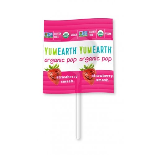 Konfekte uz papīra kociņa BIO YUM EARTH 6.2g bez glutēna